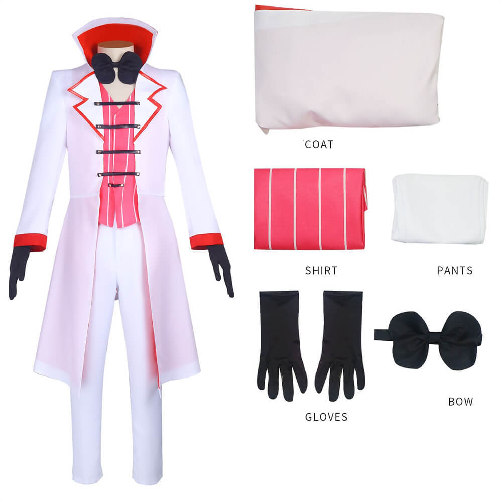 Hazbin Hotel Lucifer Morningstar Cosplay Costume Hallowcos