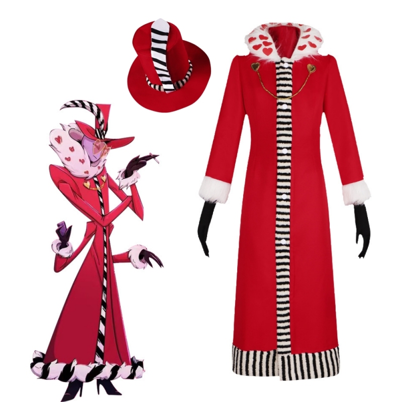 Hazbin Hotel Valentino Cosplay Costume Hallowcos