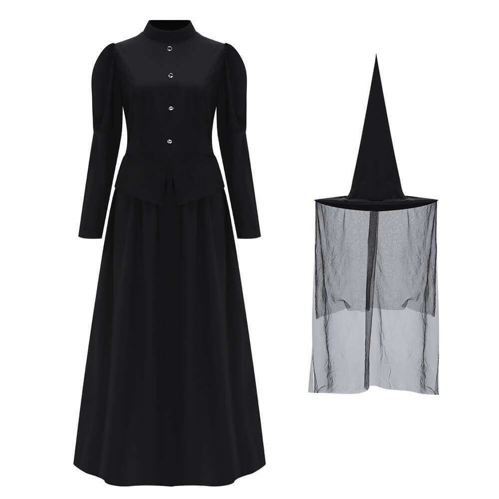 The Wizard of Oz Wicked Witch of the West Halloween Cosplay Costume Hallowcos