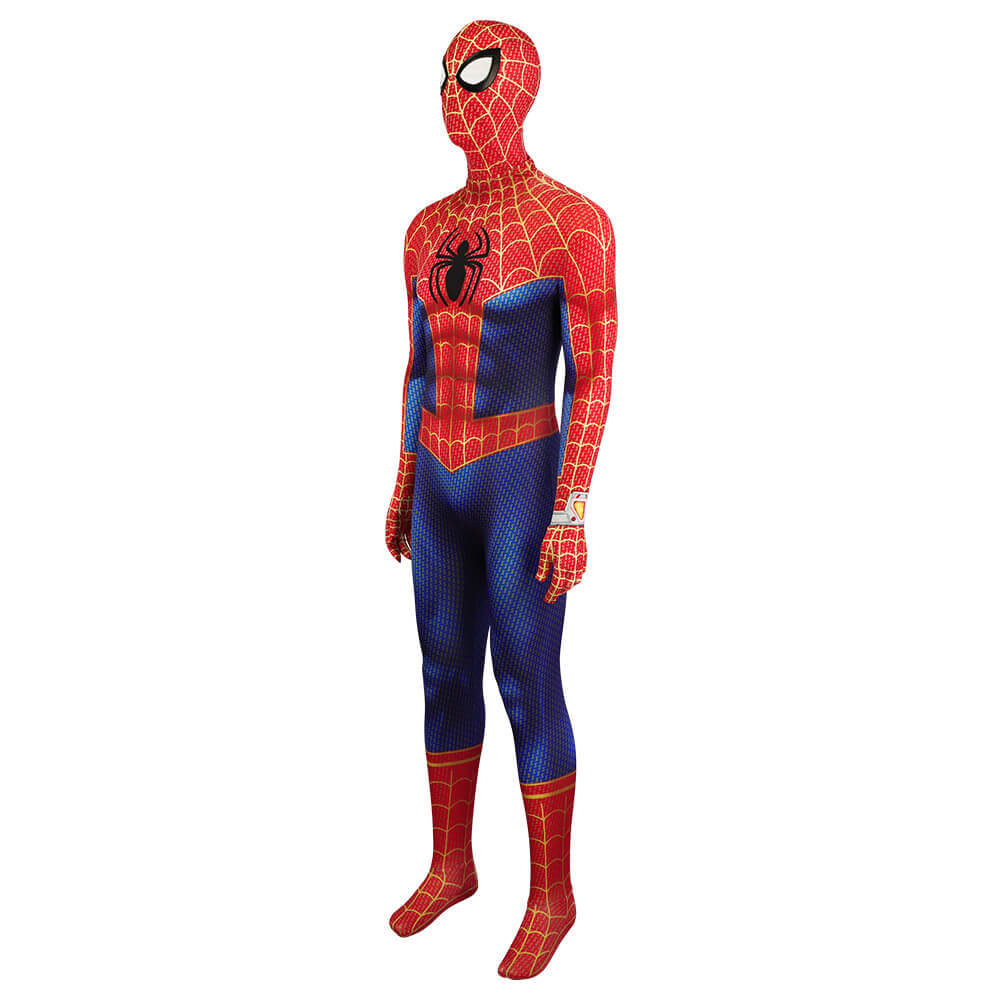 Across the Spider-Verse Peter Parker Spiderman Cosplay Costume Hallowcos
