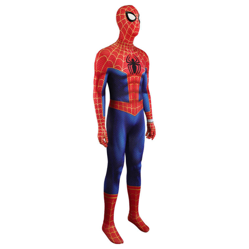 Across the Spider-Verse Peter Parker Spiderman Cosplay Costume Hallowcos