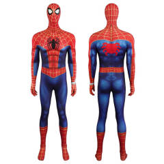 Across the Spider-Verse Peter Parker Spiderman Cosplay Costume Hallowcos