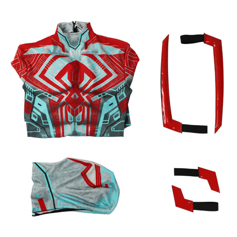 Spiderman 2099 New Suit Across the Spider-Verse Cosplay Costume Hallowcos