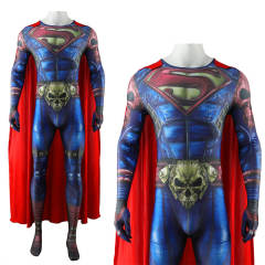 Dark Nights Metal Superman Cosplay Costume Adults Kids