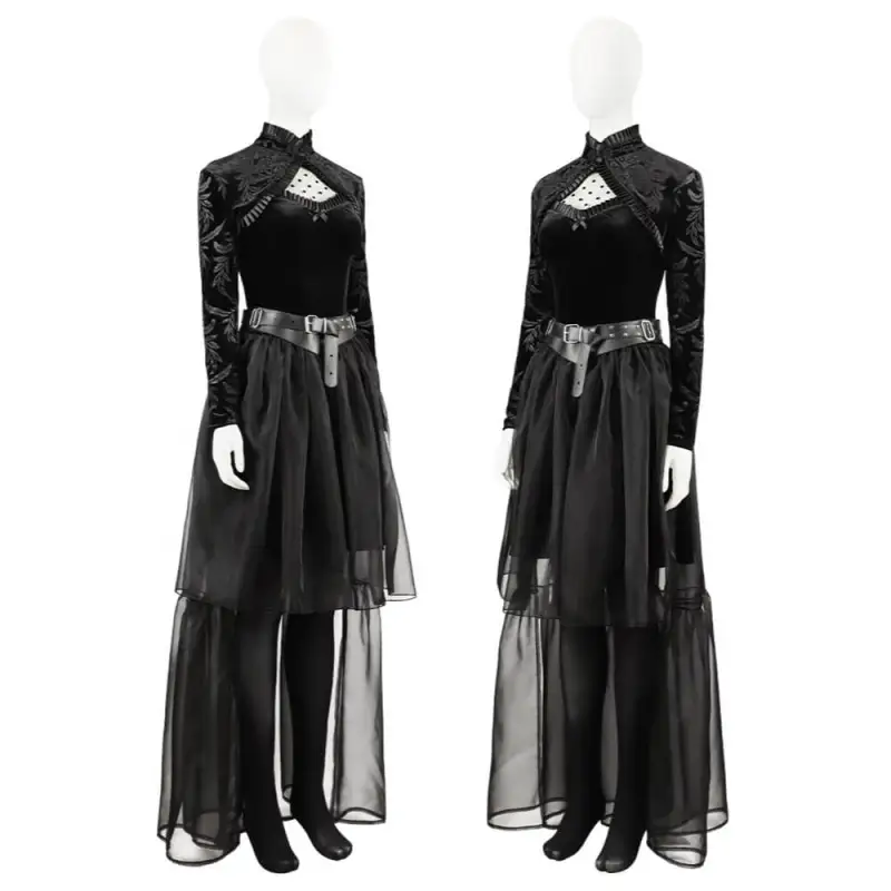 Lisa Frankenstein 2024 Lisa Halloween Cosplay Costume Hallowcos