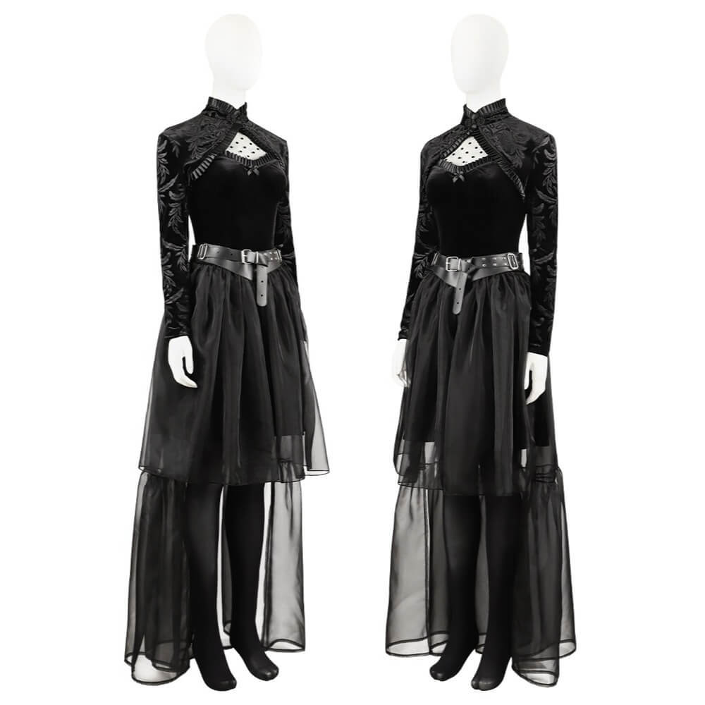 Lisa Frankenstein 2024 Lisa Halloween Cosplay Costume Hallowcos