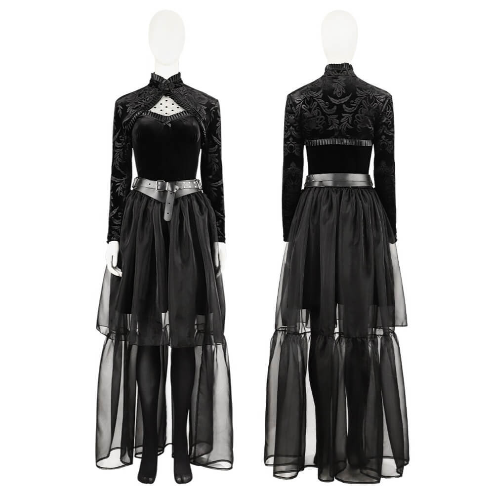 Lisa Frankenstein 2024 Lisa Halloween Cosplay Costume Hallowcos