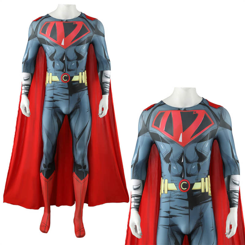 Nicolas Cage Superman Cosplay Costume Adults Kids Hallowcos