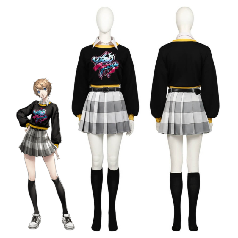 Persona 5: The Phantom X Motoha Arai Cosplay Costume Hallowcos