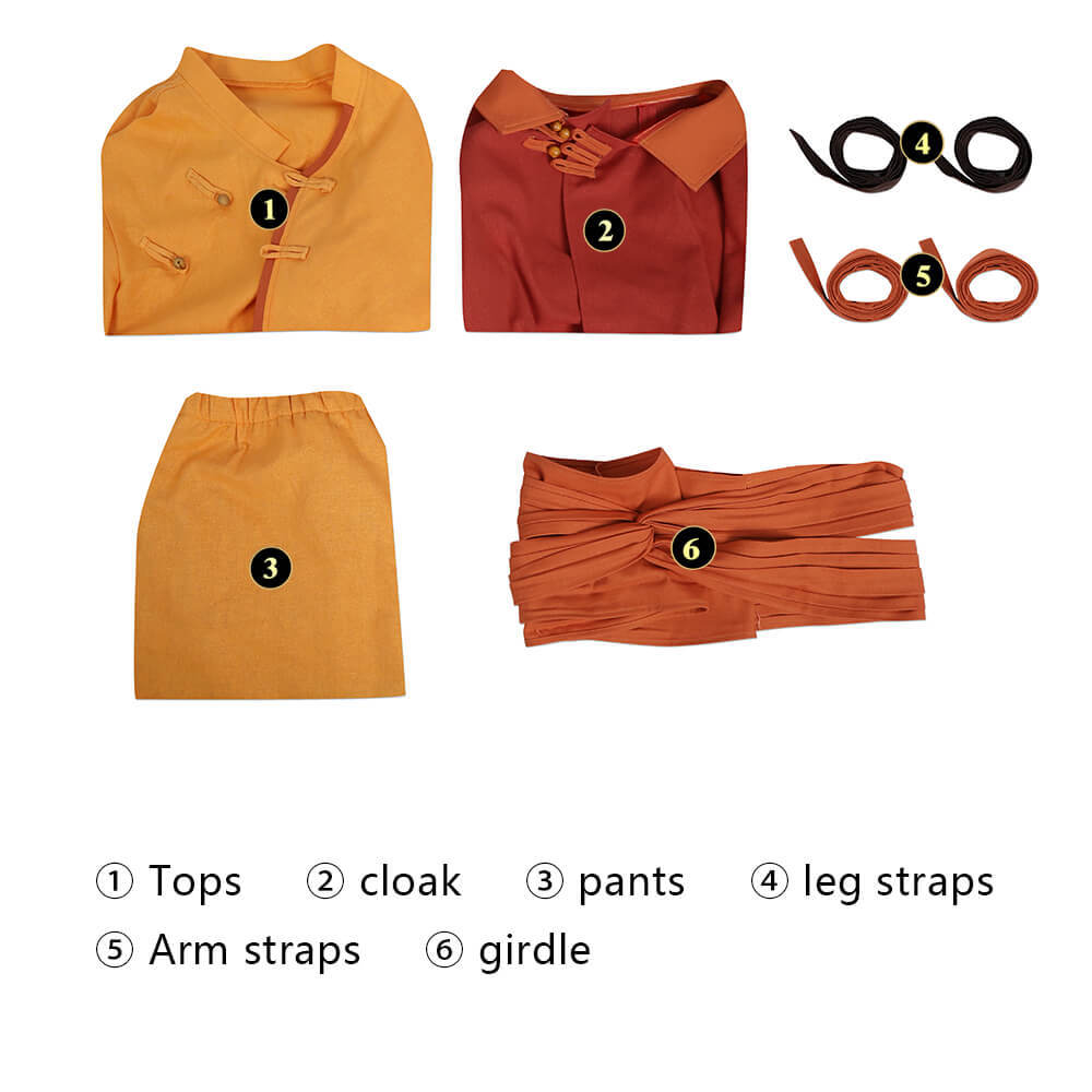 Avatar: The Last Airbender Aang Cosplay Costume Hallowcos