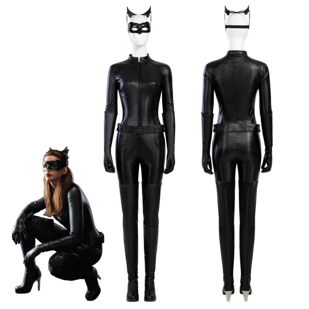 Catwoman Anne Hathaway Cosplay Costume The Dark Knight Rises Hallowcos