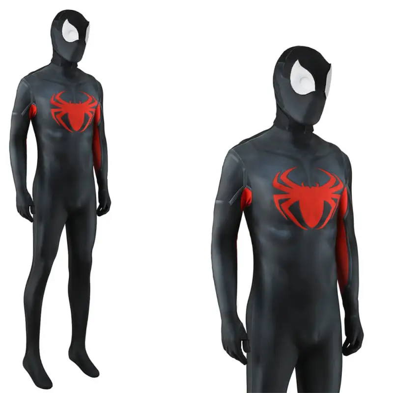 SpiderMan Remastered Midnight Spider Suit Cosplay Costume Adults Kids