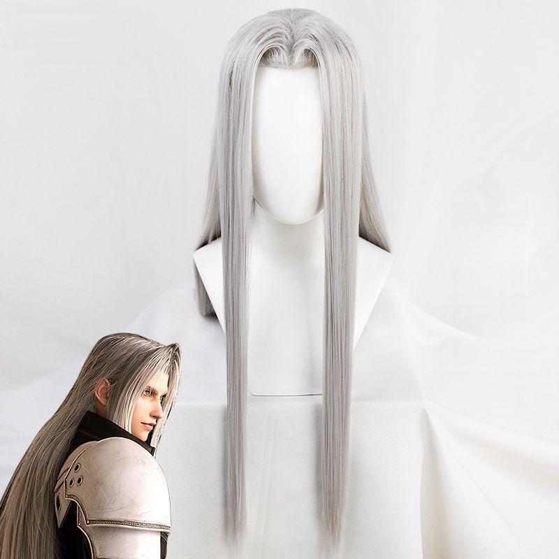 Final Fantasy 7 Rebirth Remake Sephiroth Cosplay Wig Hallowcos