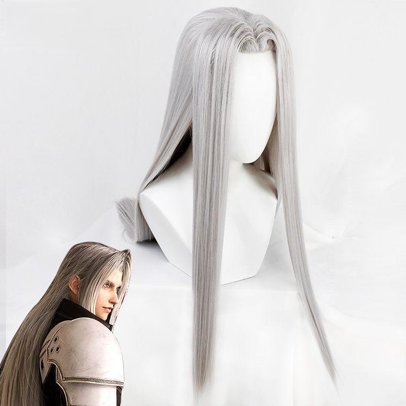 Final Fantasy 7 Rebirth Remake Sephiroth Cosplay Wig Hallowcos