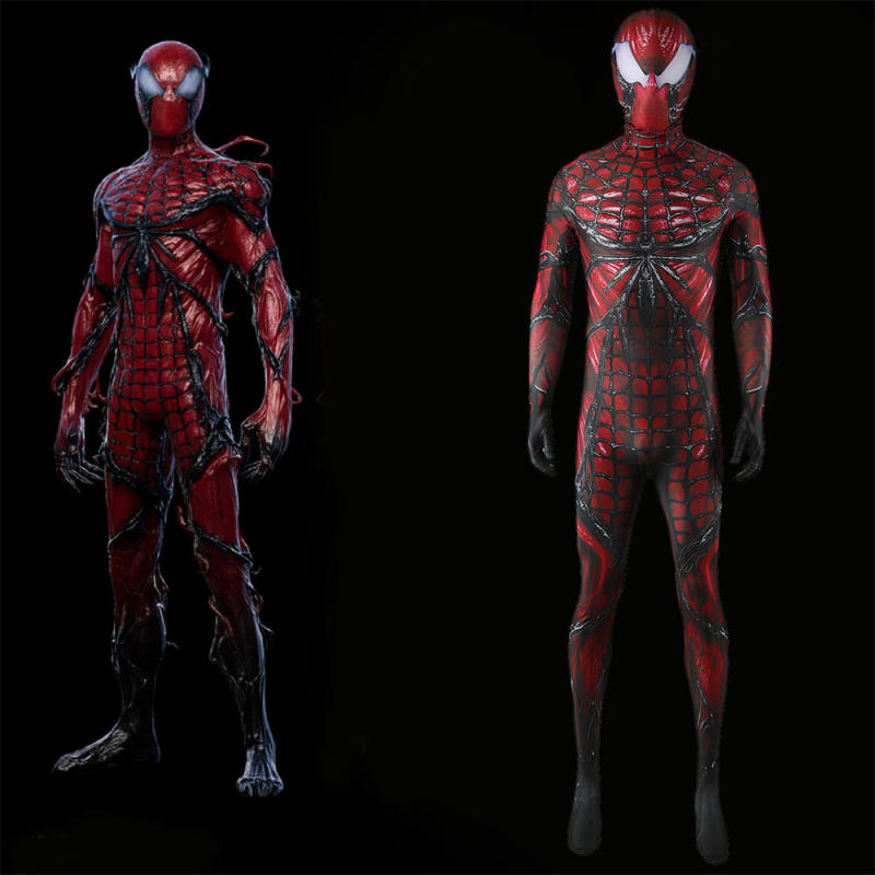 Spider-Man 2 PS5 Absolute Carnage Suit Cosplay Costume Style 1 Hallowcos