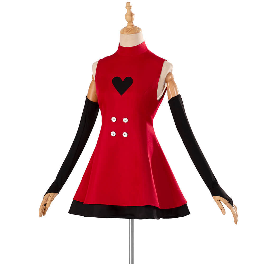 Hazbin Hotel Charlie Morningstar Full Demon Cosplay Costume Hallowcos