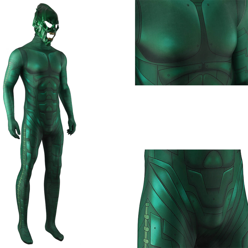 Green Goblin Cosplay Costume Upgrade Spider-Man No Way Home Hallowcos