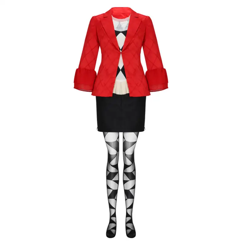 Joker 2 Harley Quinn Lady Gaga Cosplay Costume Hallowcos