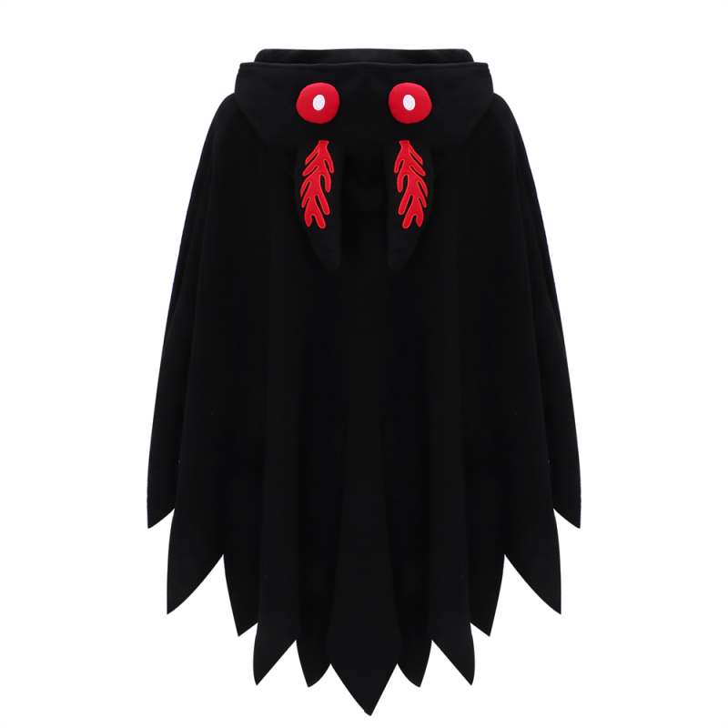 Mothman Cloak Halloween Cosplay Costume Hallowcos