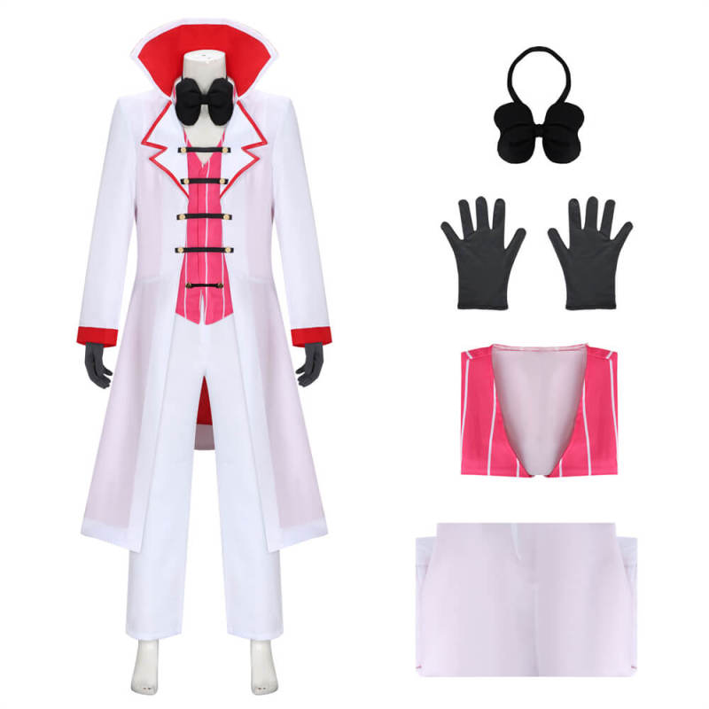 Hazbin Hotel Lucifer Morningstar Cosplay Costume Hallowcos Upgrade