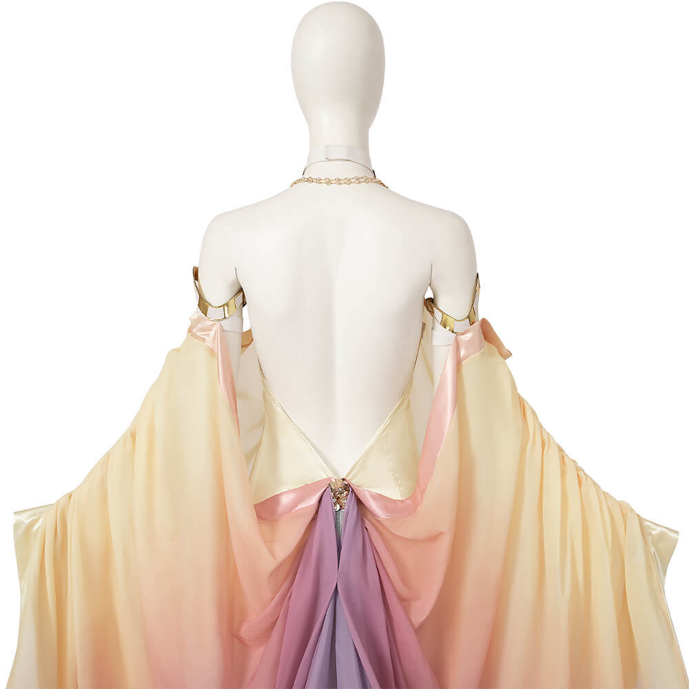 Star Wars Padme Amidala Lakeside Gown Dress Cosplay Costume Hallowcos