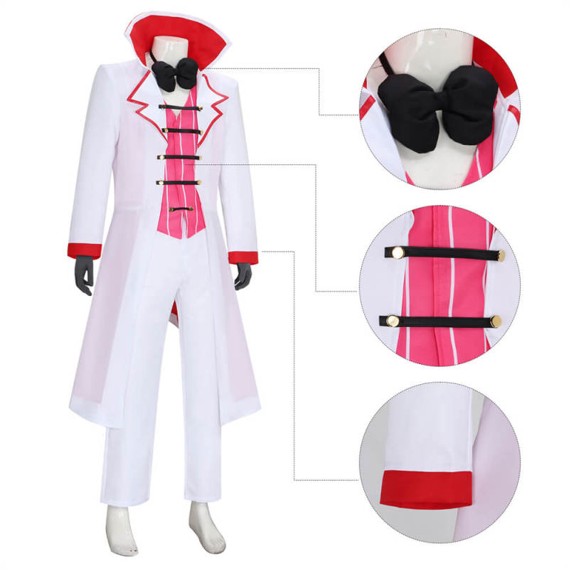 Hazbin Hotel Lucifer Morningstar Cosplay Costume Hallowcos Upgrade