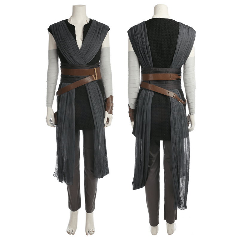 Star Wars: The Last Jedi Rey Cosplay Costume Hallowcos