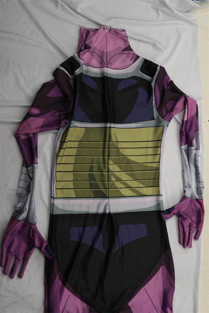 Dragon Ball Z King Cold Bodysuit Cosplay Costume Adults Kids Hallowcos