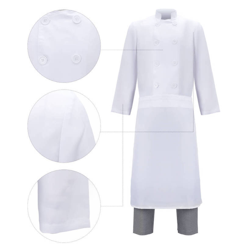 Adults Ratatouille Alfredo Linguini Chef Cosplay Costume Hallowcos