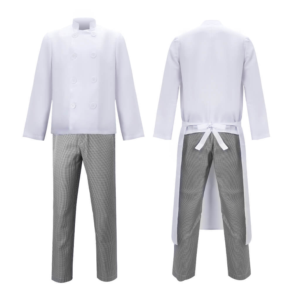 Adults Ratatouille Alfredo Linguini Chef Cosplay Costume Hallowcos