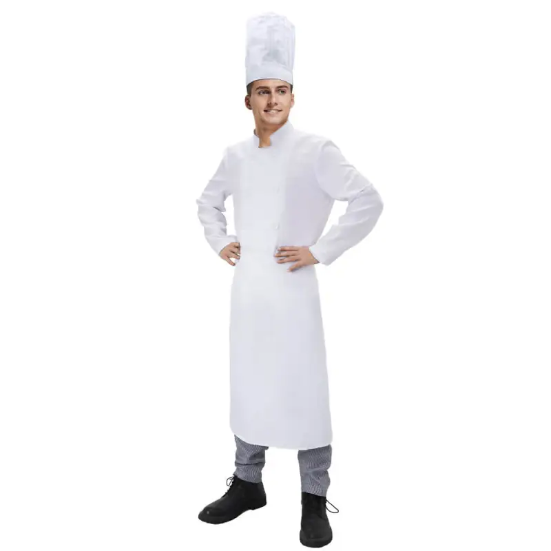 Hallowcos Adults Ratatouille Alfredo Linguini Chef Cosplay Costume