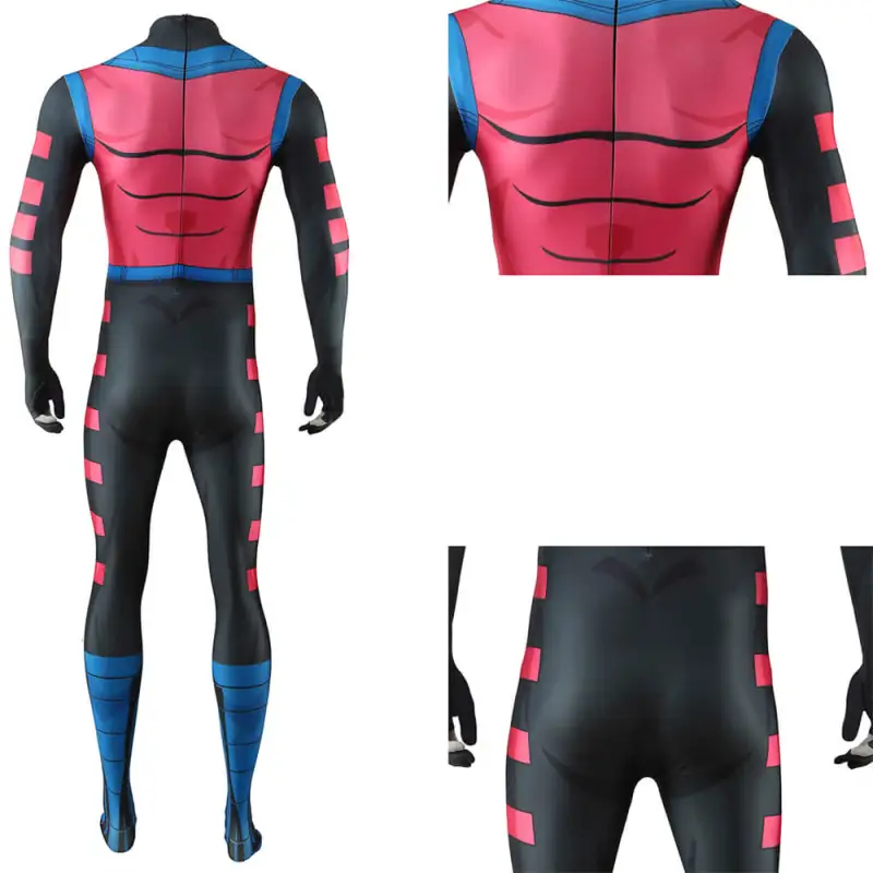 Hallowcos Gambit Undersuit X-Men 97 Remy Lebeau Cosplay Costume for Adults Kids