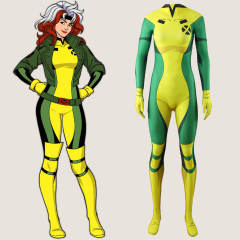 X-Men 97 Rogue Bodysuit Cosplay Costume for Adults Kids Hallowcos