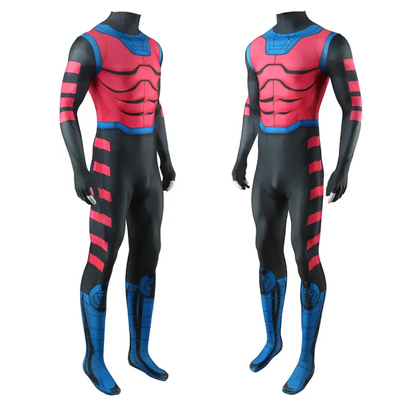 Hallowcos Gambit Undersuit X-Men 97 Remy Lebeau Cosplay Costume for Adults Kids