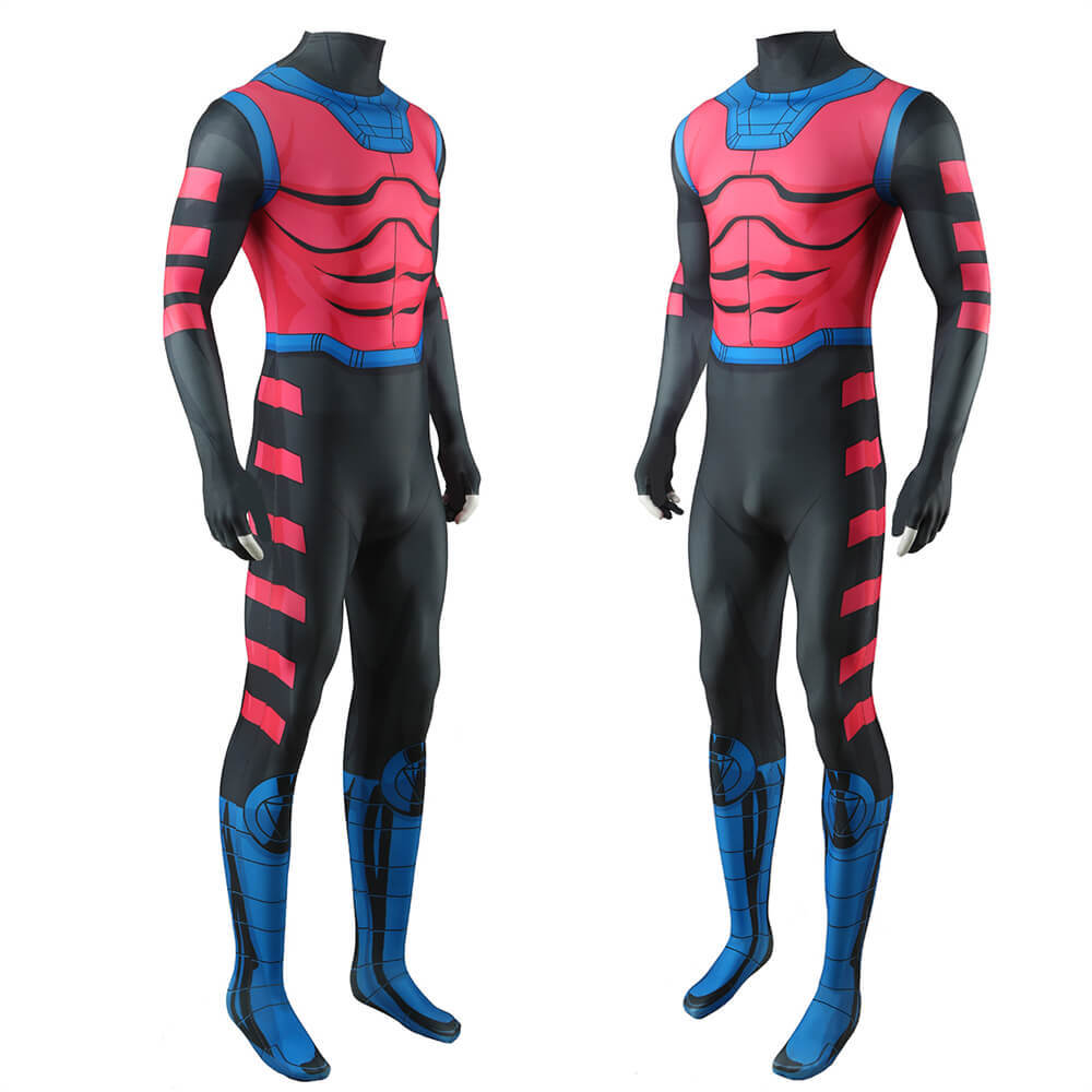 Hallowcos Gambit Undersuit X-Men 97 Remy Lebeau Cosplay Costume for Adults Kids