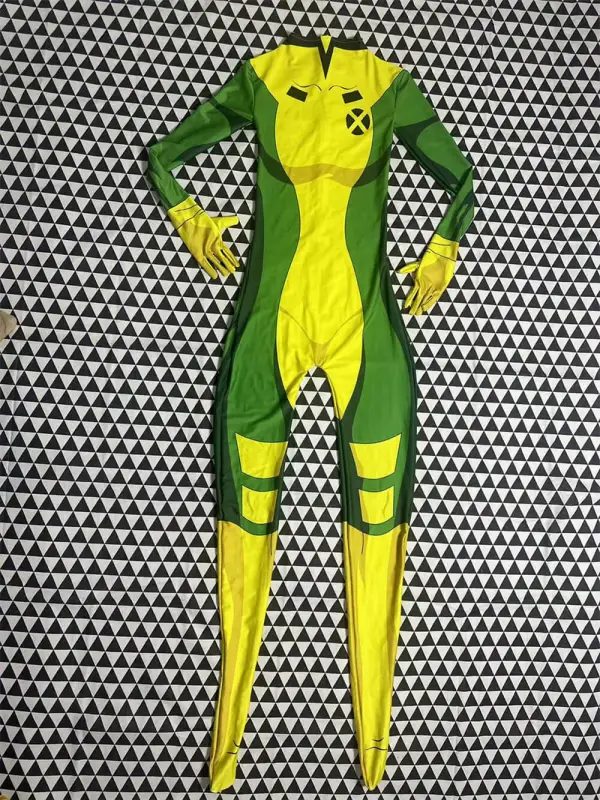 X-Men 97 Rogue Bodysuit Cosplay Costume for Adults Kids Hallowcos