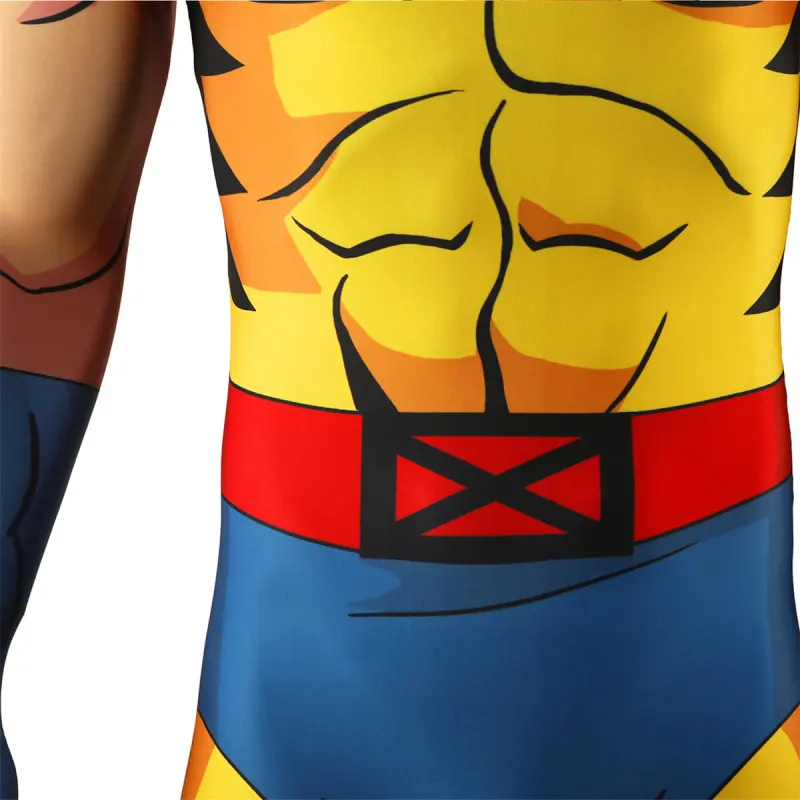 Hallowcos X-Men 97 Wolverine Cosplay Costume for Adults Kids