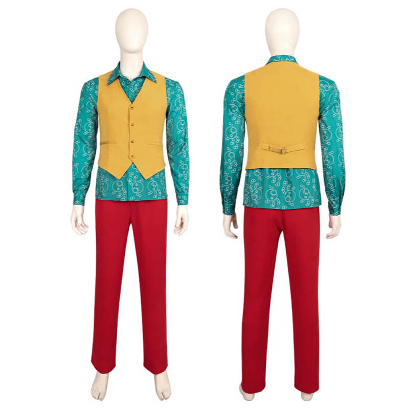 Joker: Folie à Deux Arthur Fleck Cosplay Costume Red Uniform Hallowcos