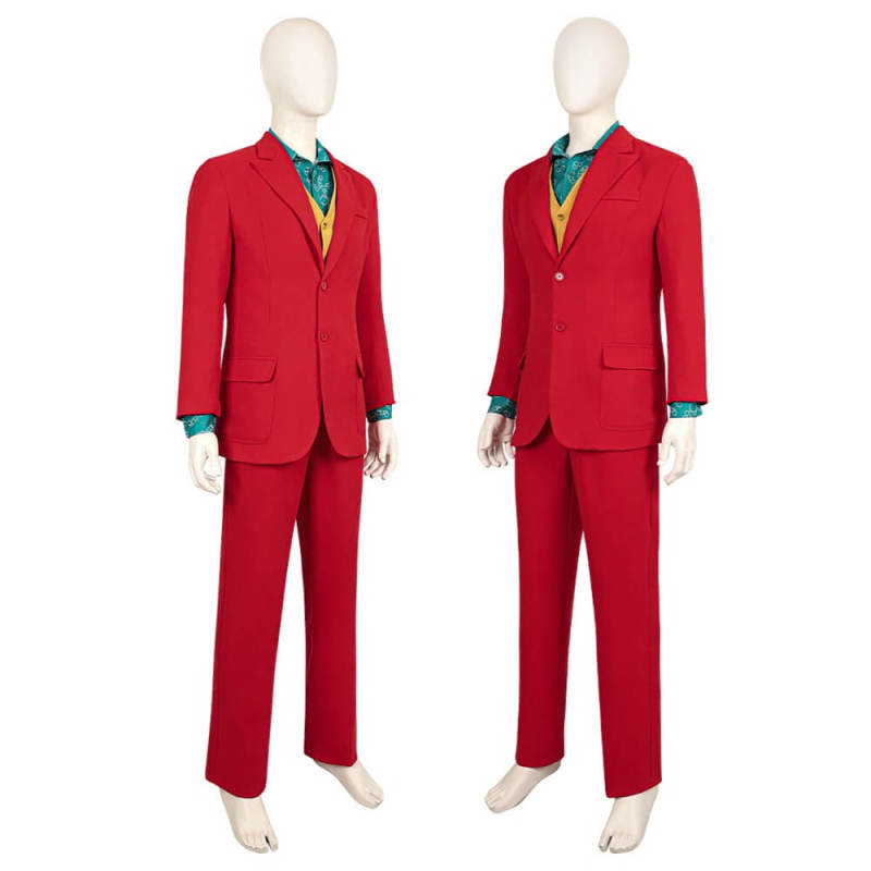 Joker: Folie à Deux Arthur Fleck Cosplay Costume Red Uniform Hallowcos