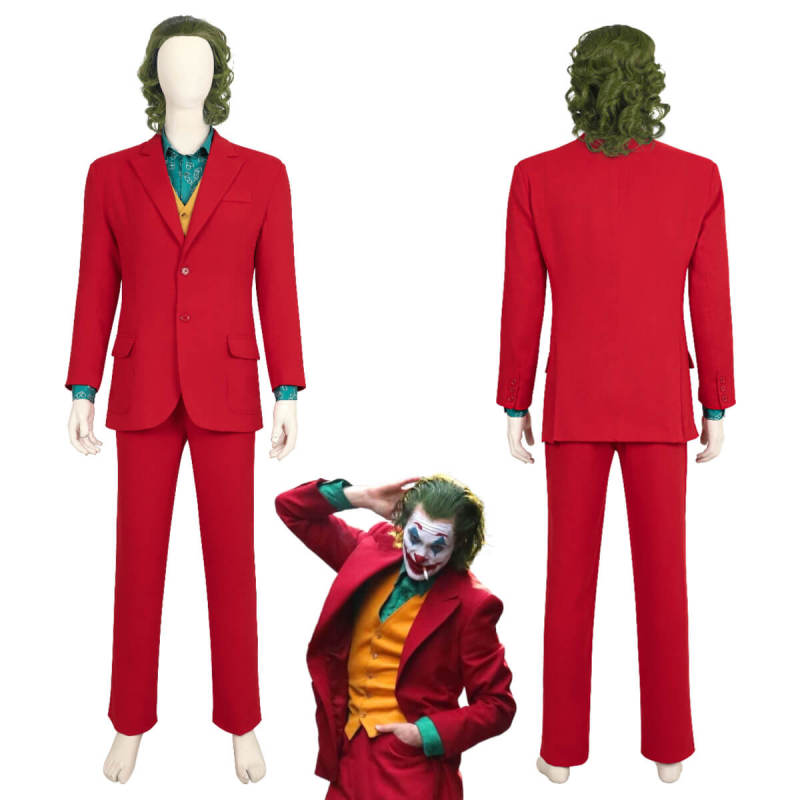 Joker: Folie à Deux Arthur Fleck Cosplay Costume Red Uniform Hallowcos