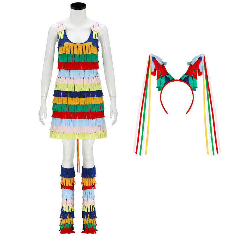 Women Pinata Costume for Halloween Fancy Dress