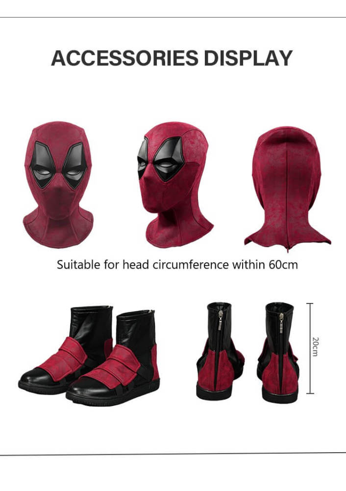 Deadpool 3 Deluxe Costume Deadpool & Wolverine Wade Wilson Halloween Outfits Hallowcos