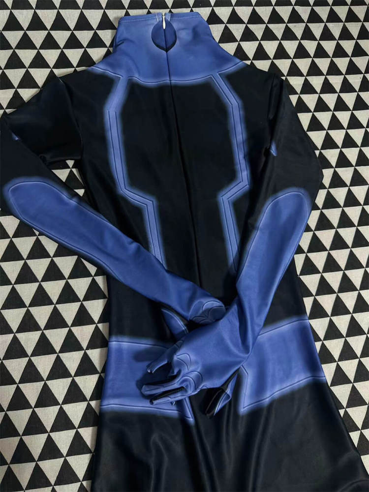 Fantastic Four Invisible Woman Jumpsuit Cosplay Costume for Women KIds Hallowcos