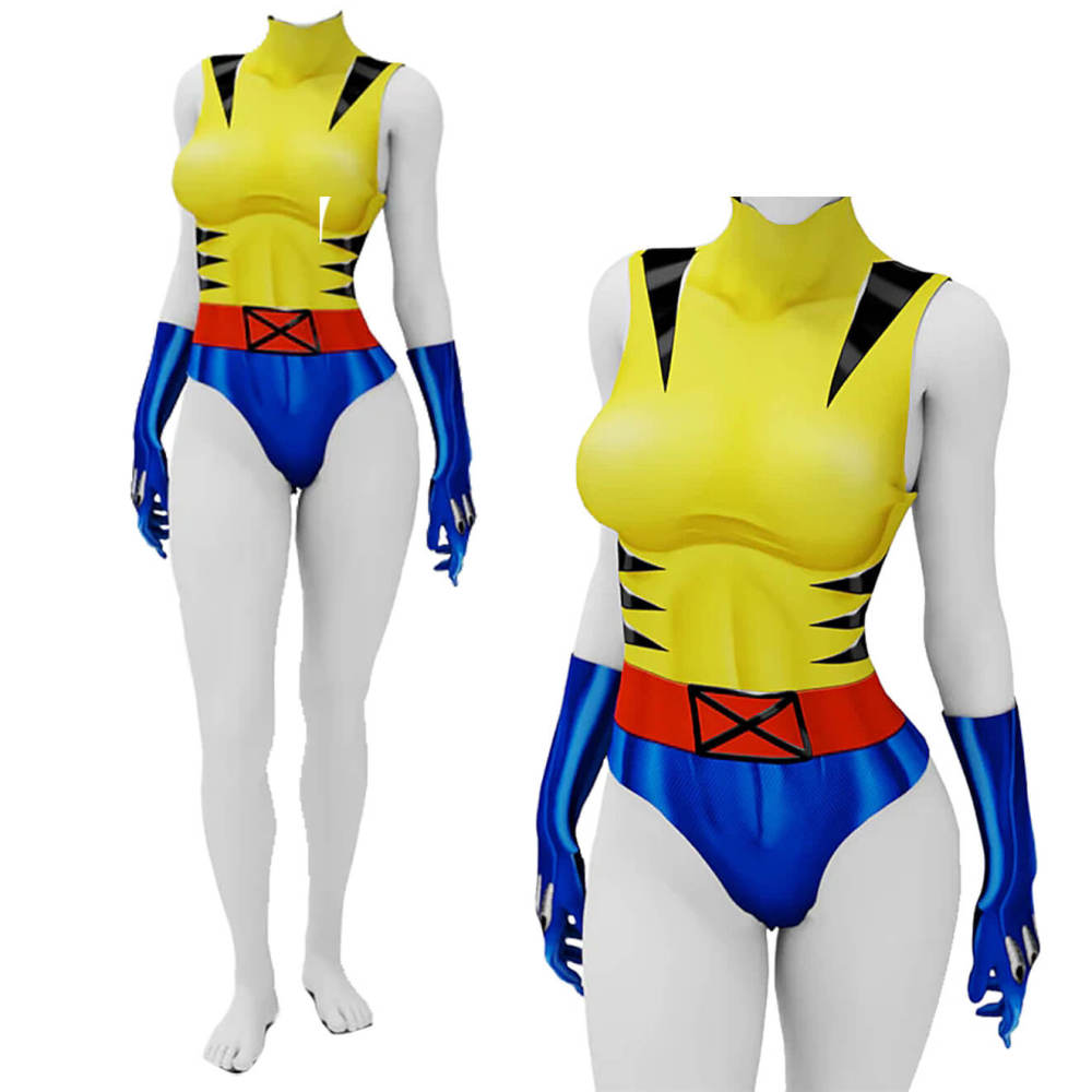 X-Men 97 Wolverine Swimwear Summer Swimsuit for Women Kids Hallowcos