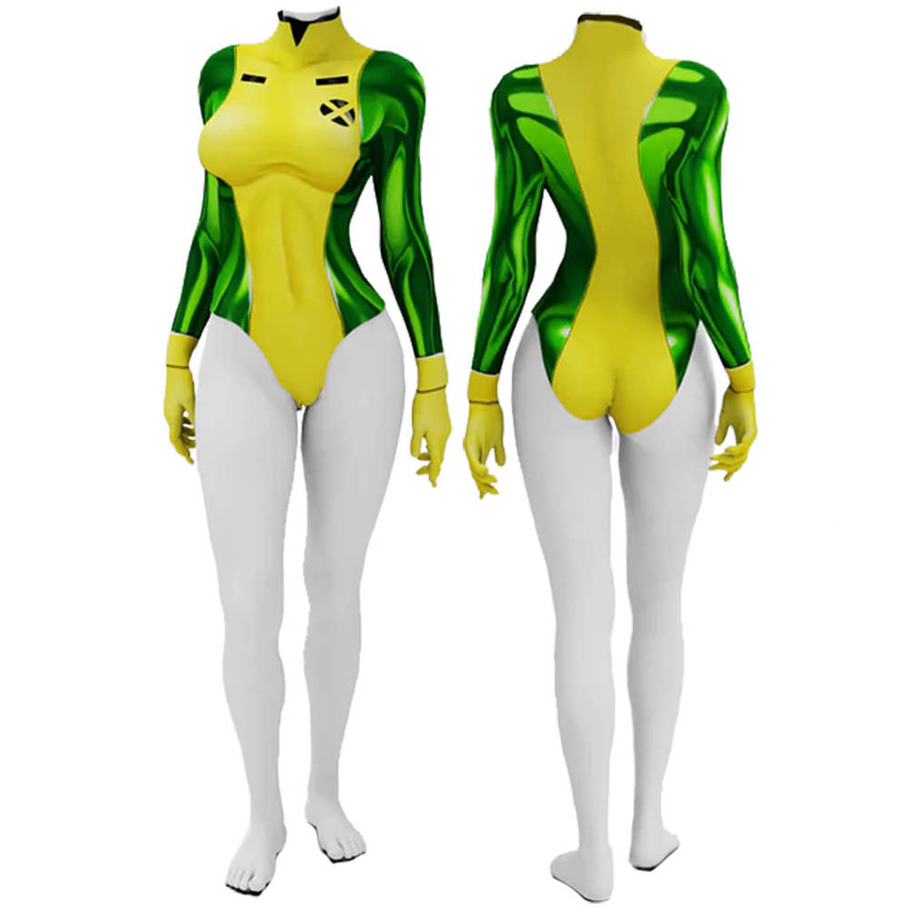 X-Men 97 Rogue Swimwear Summer Swimsuit for Women Kids Hallowcos