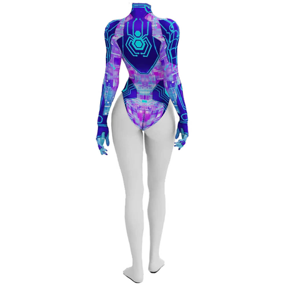 Spider-Byte Swimwear Spider-Man Across the Spider-Verse Summer Swimsuit Hallowcos