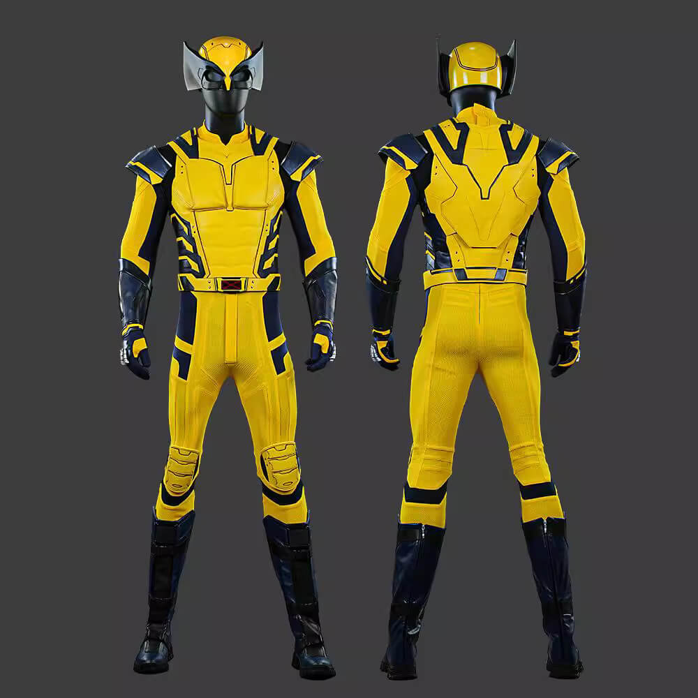 Deluxe Wolverine Cosplay Costume Deadpool 3 Deadpool & Wolverine Hallowcos