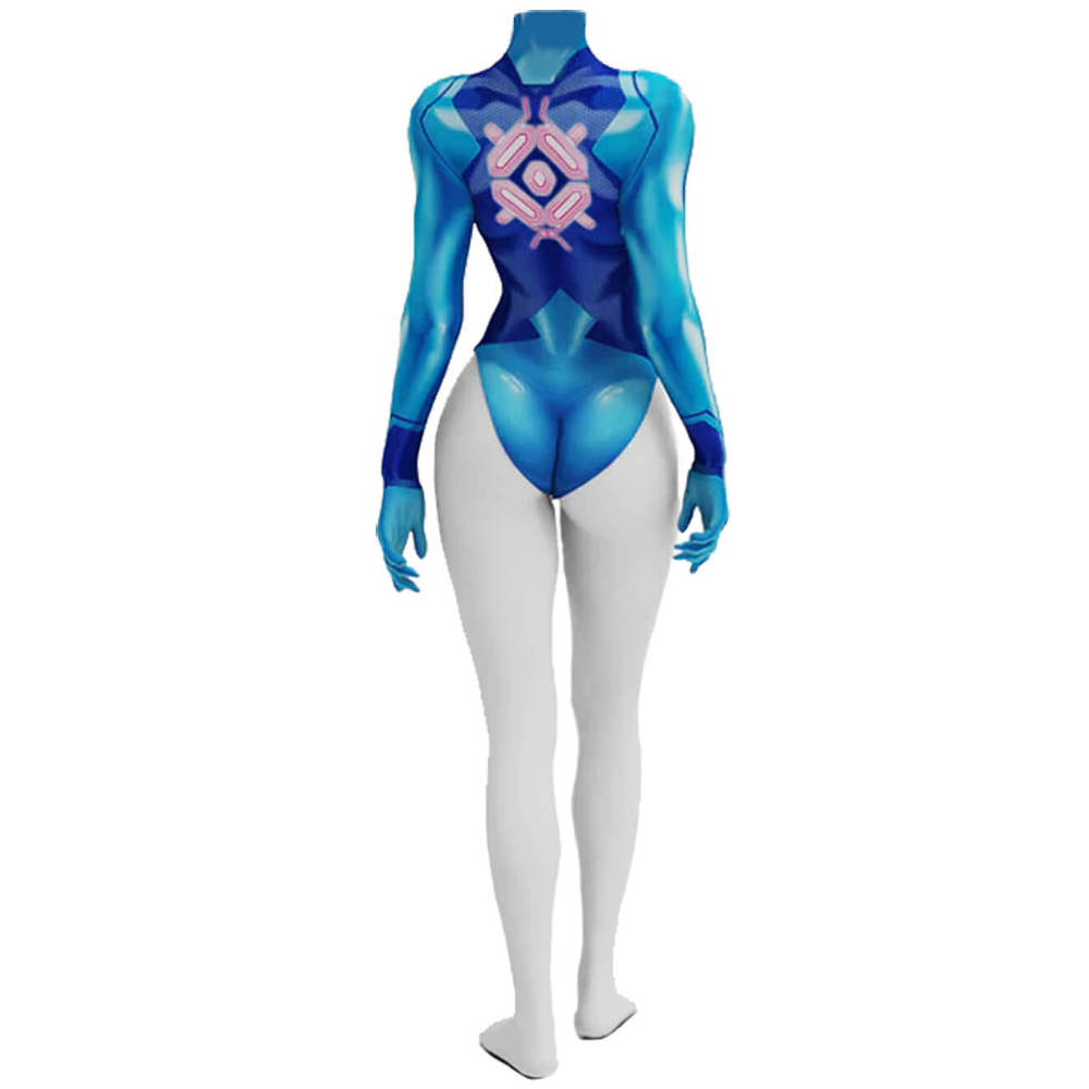 Metroid Dread Samus Aran Swimwear Zero Summer Swimsuit for Women Kids Hallowcos