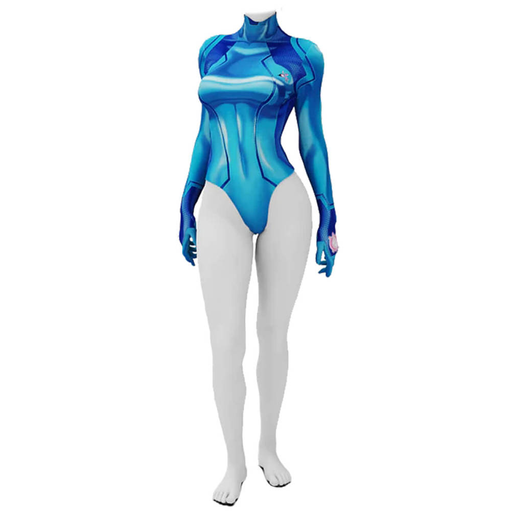 Metroid Dread Samus Aran Swimwear Zero Summer Swimsuit for Women Kids Hallowcos
