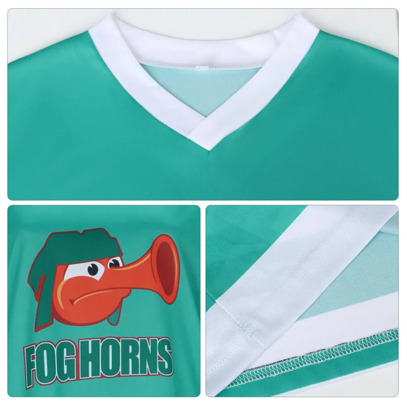 Inside Out 2 Riley Andersen Fog Horns Team Uniform Cosplay Costume Hallowcos